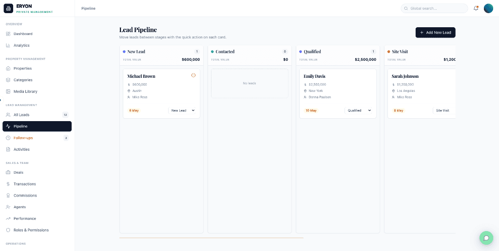 Realist CRM screenshot 3