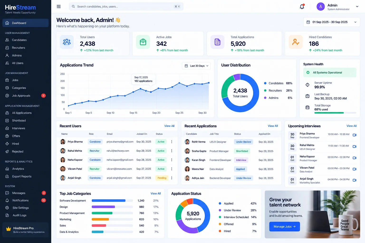 HireStream screen 3