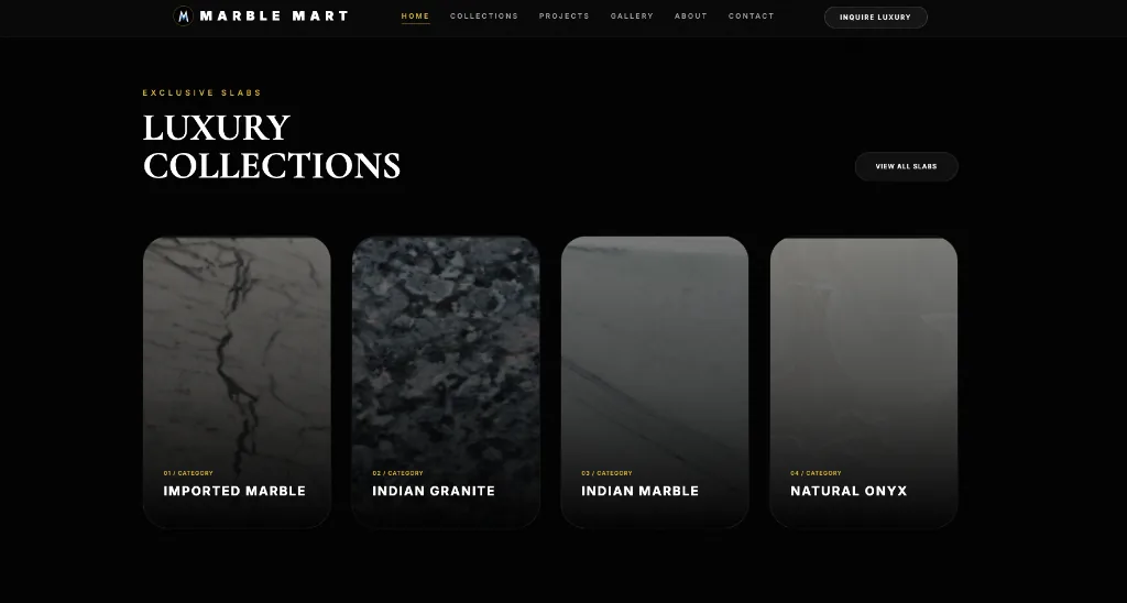 MarbleMart Web screen 2