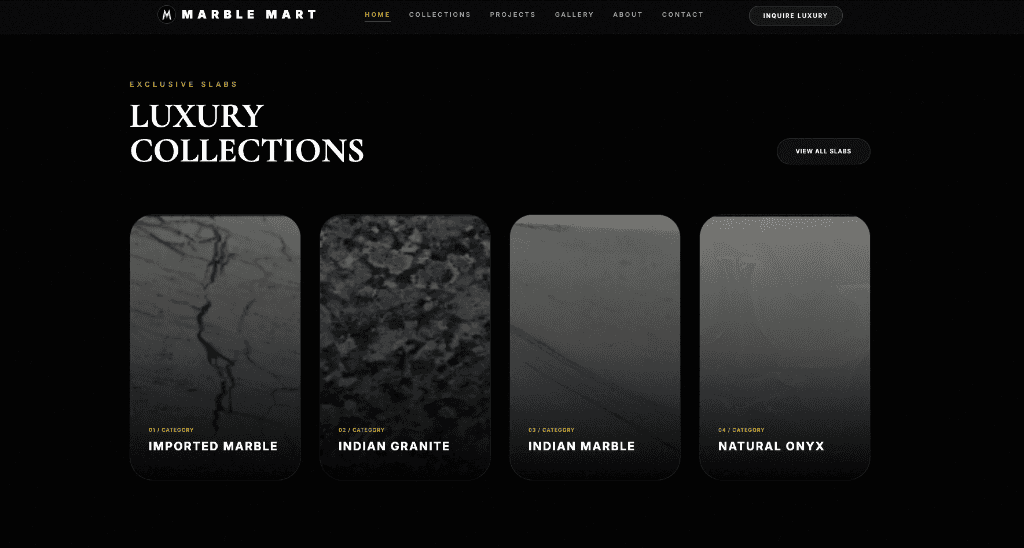 MarbleMart Web screenshot 2