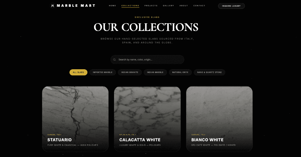 MarbleMart Web screenshot 3