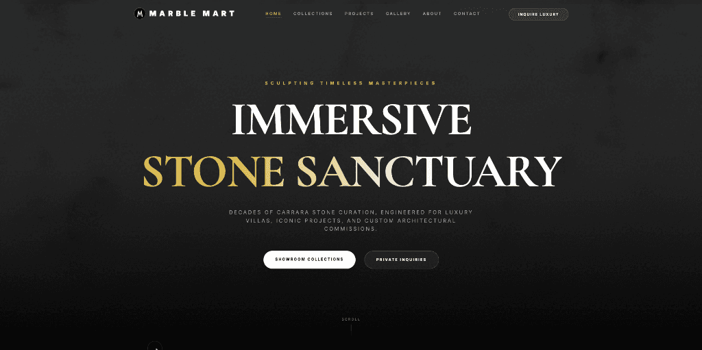 MarbleMart Web screenshot 1